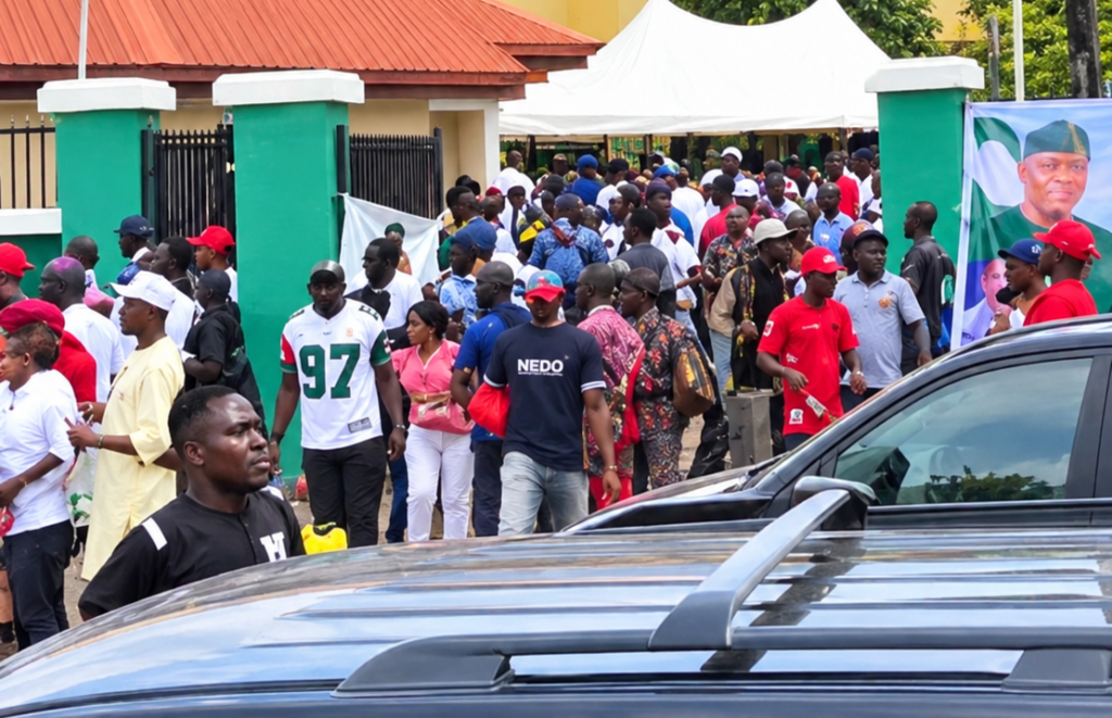 NDC supporters scampering for safety PHOTO Facebook